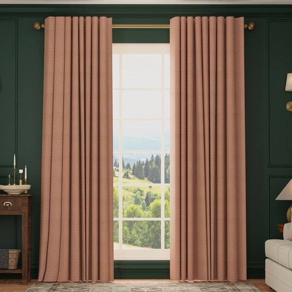 HOUSE Llewelyn-Bowen Oak Leaf Made To Measure Curtains Sienna