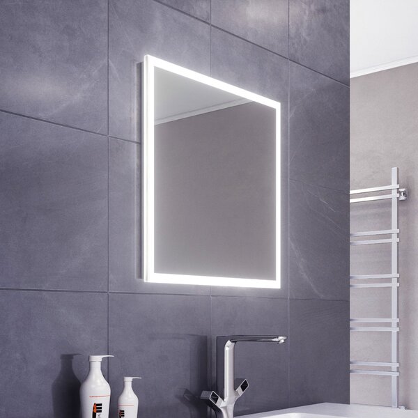 Serena Shaver Edge Bathroom Mirror with Sensor & Demister Pad K451
