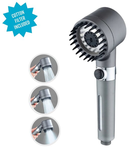 Showery® Ecoflow Massage Shower Head, Showery® EcoFlow Massage