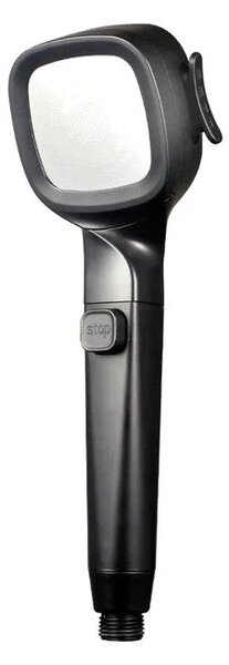 Showery® 4 in 1 High Pressure Shower Head, Black