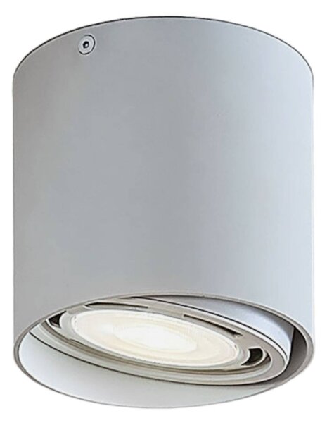 Rosalie downlight, white, dimmable, round, 1-bulb