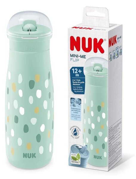 NUK Mini-Mee Flip Cup with 2-in-1 Cup 12+ months 450ml - Mint