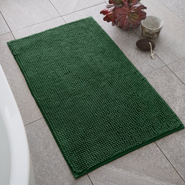 Catherine Lansfield Bobble Super Soft Bath Mat Green