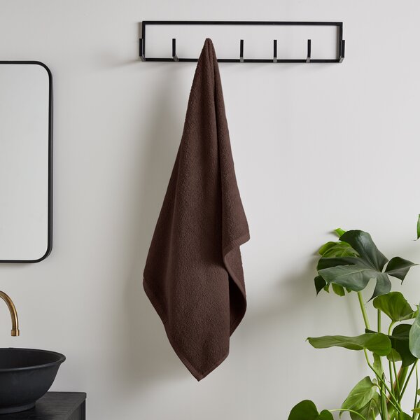 Catherine Lansfield Quick Dry Cotton Towel Chocolate