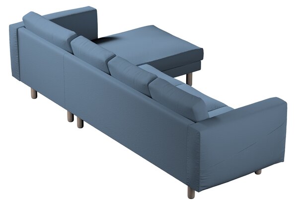 Norsborg 4-seat sofa with chaise longue cover