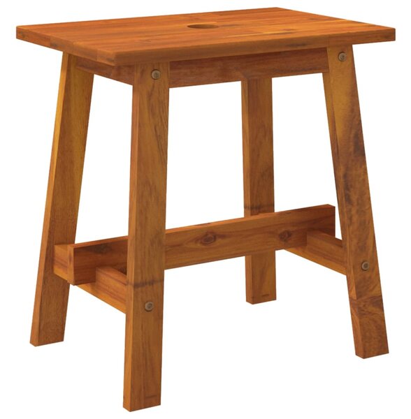 Stool 45x29x45 cm Rectangular Solid Wood Acacia