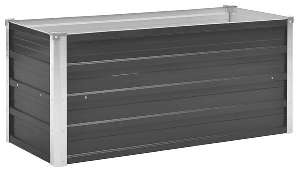 Garden Raised Bed Anthracite 100x40x45 cm Galvanised Steel