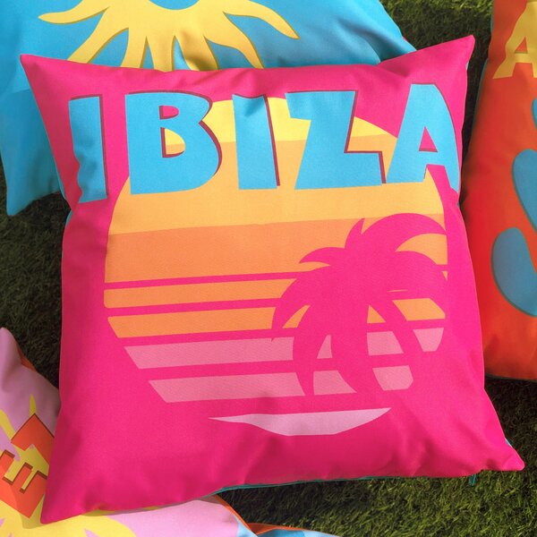Furn. Ibiza Outdoor Cushion MultiColoured