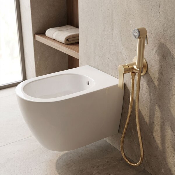 Bidet faucet Rea Argus Brush Gold