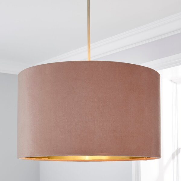 Clara 40cm Drum Shade Pink