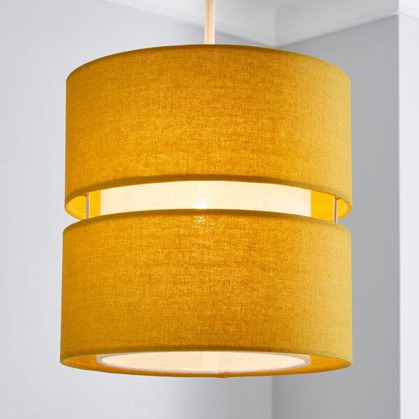 Frea 22cm Cylinder Shade Yellow