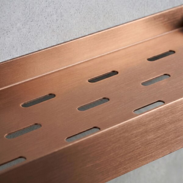 Bathroom shelf SF03 45cm copper brush