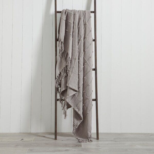 Motti 140cm x 180cm Throw Grey