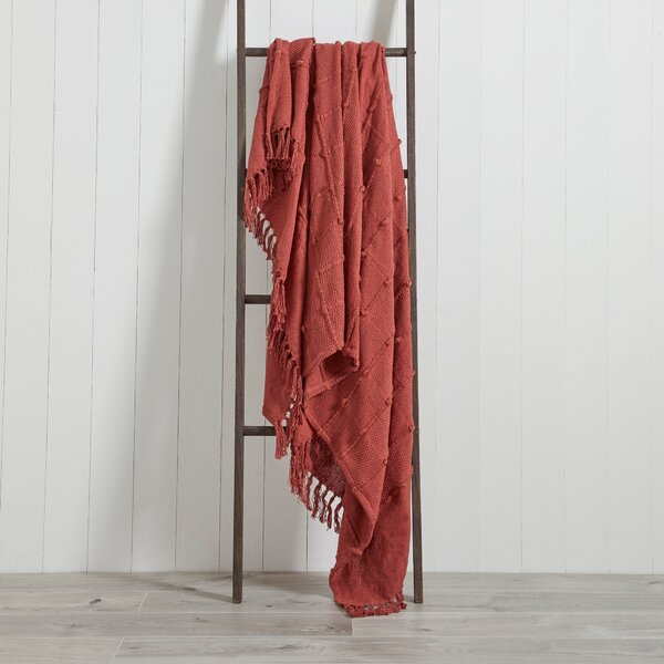 Motti 140cm x 180cm Throw Red