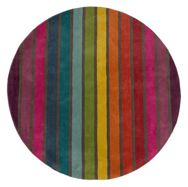 Candy Wool Rug Blue, Green and Yellow