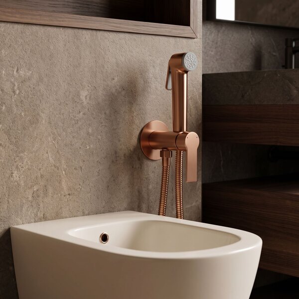 Bidet faucet Rea Argus Brush Copper