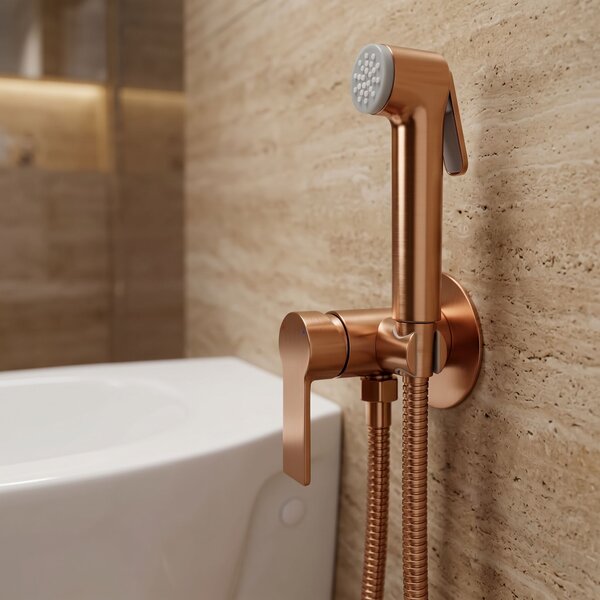 Bidet faucet Rea Argus Brush Copper