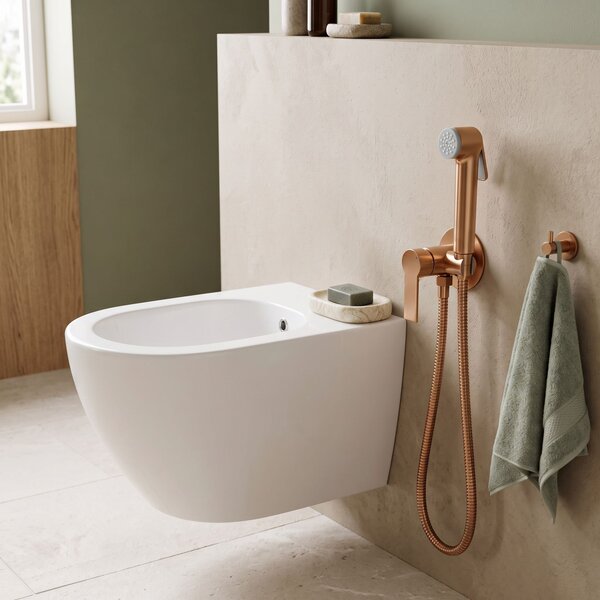 Bidet faucet Rea Argus Brush Copper