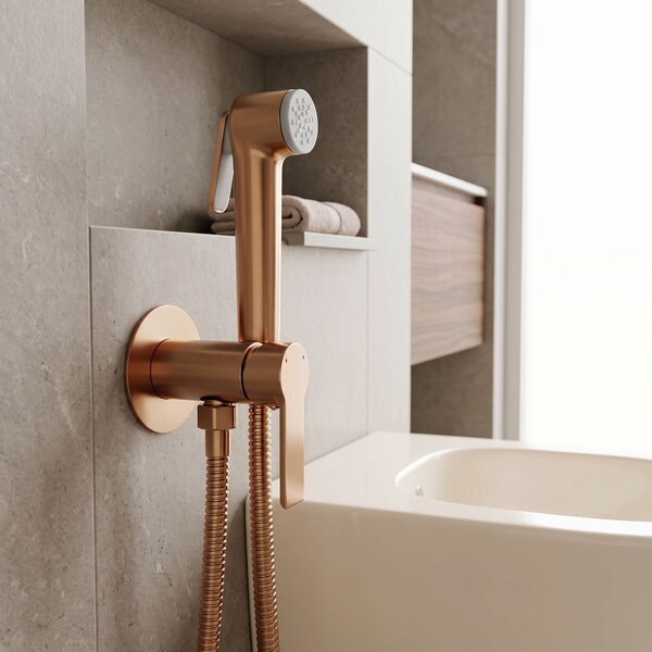 Bidet faucet Rea Argus Brush Copper
