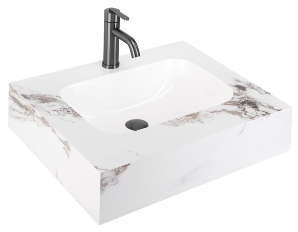 Wall-hung washbasin REA Aresa Cold Jade 60