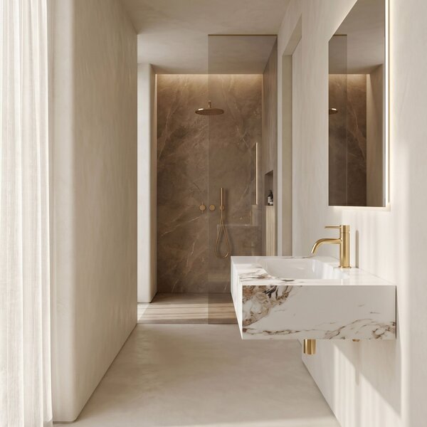 Wall-hung washbasin REA Aresa Cold Jade 60