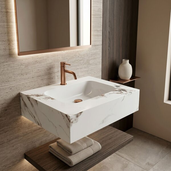 Wall-hung washbasin REA Aresa Cold Jade 60