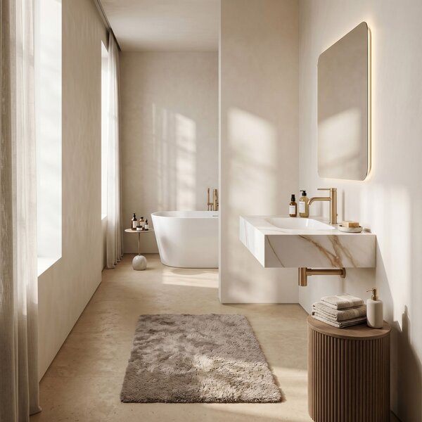 Wall-hung washbasin REA Aresa Grey Gold 60