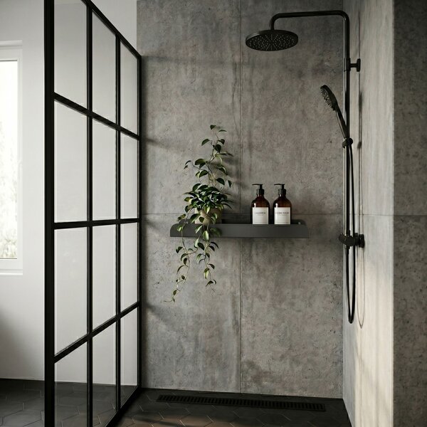 Bathroom shelf SF03 45cm Titan