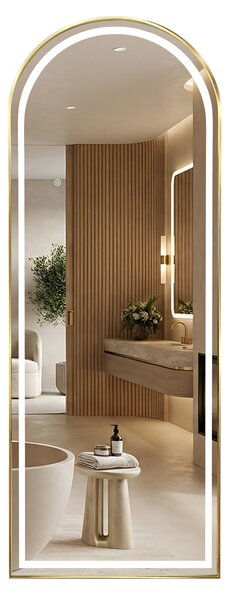Mirror LED Orbit 50x160cm Brush Gold