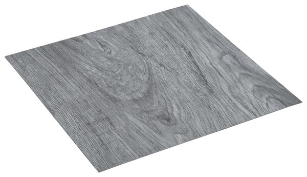 Self-adhesive Flooring Planks 5.11 m² PVC Light Grey