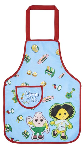 Ulster Weavers Moon and Me Music Kids PVC Apron Blue, Yellow and Green