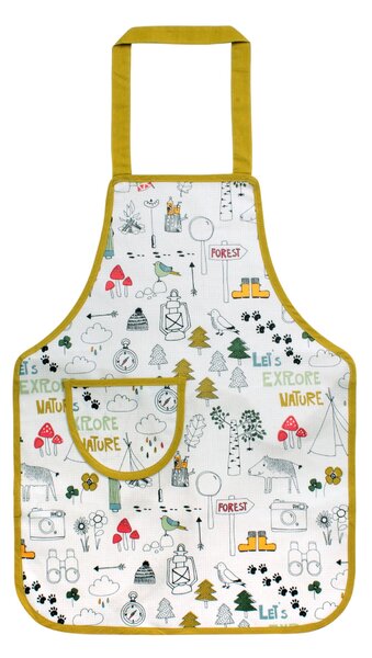 Ulster Weavers Let's Explore Nature Kids PVC Apron Green, White and Black