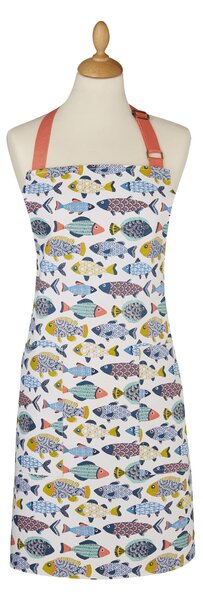 Ulster Weavers Aquarium Apron White, Blue and Green