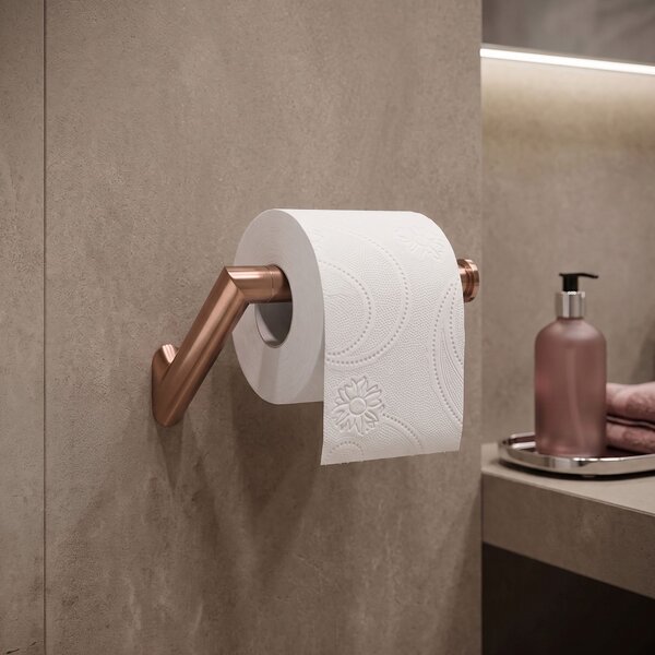 Toilet paper holder Will Brush Copper