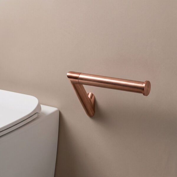 Toilet paper holder Will Brush Copper