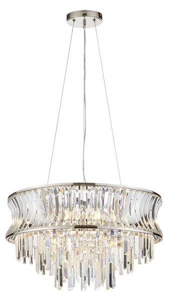 Barnwell Tiered Pendant in Warm Brass