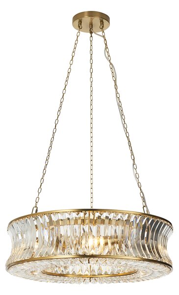 Barnwell Pendant in Warm Brass