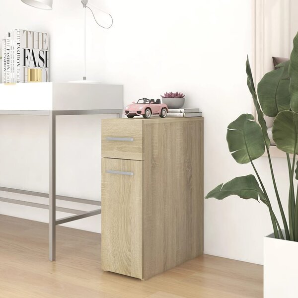 Apothecary Cabinet Sonoma Oak 20x45.5x60 cm Engineered Wood