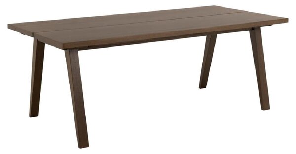 Alisto Wooden Rectangular Dining Table In Smoked Oak