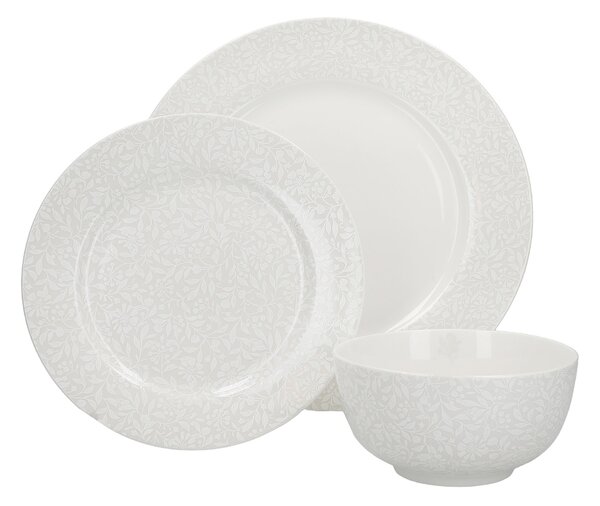 Chartwell 12 Piece Dinner Set Grey