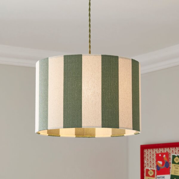Beatrice Striped Lamp Shade Olive
