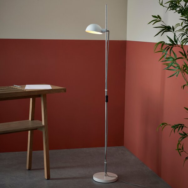 Pop Retro Adjustable Floor Lamp White