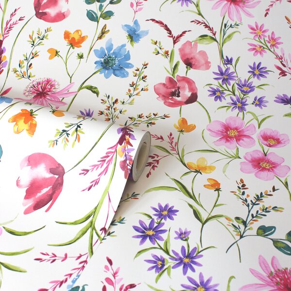 Foxley Floral Wallpaper