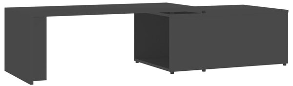 Coffee Table Black 150x50x35 cm Engineered Wood