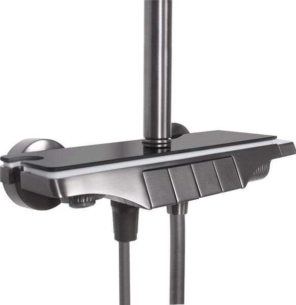 Shower set REA Savio Led Titanium