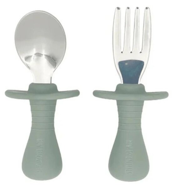 BLW Essentials Toddler Cutlery Set - Sage