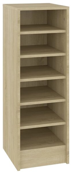 Shoe Cabinet Sonoma Oak 31.5x35x90 cm Engineered Wood