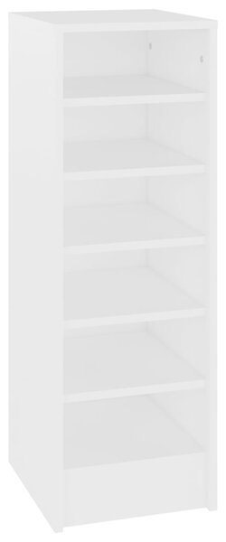 Shoe Cabinet White 31.5x35x90 cm Engineered Wood