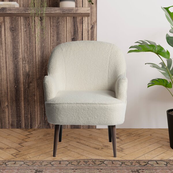 Bailey Sherpa Accent Chair Ivory