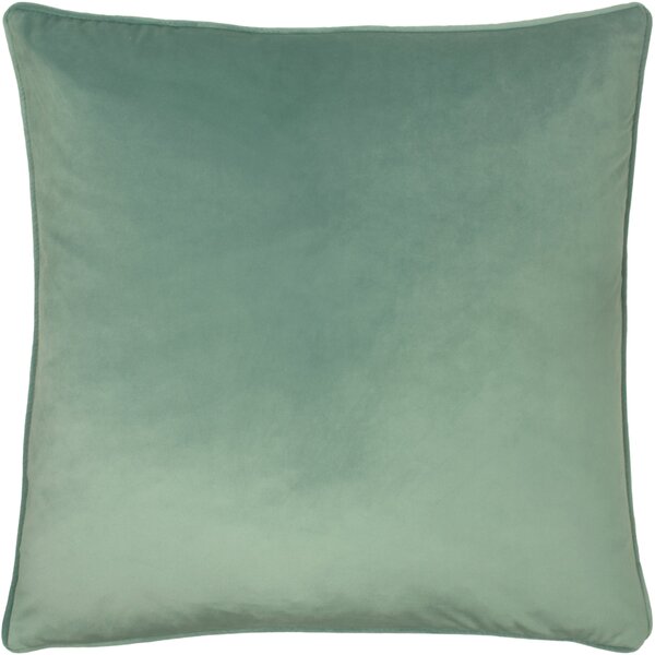 Opulence Soft Velvet Cushion Eau De Nil